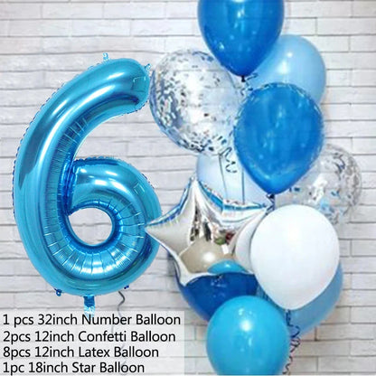 Balloons Number  set  / 12Pcs