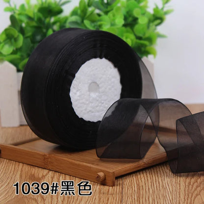Organza ribbon 50 yards/Roll
