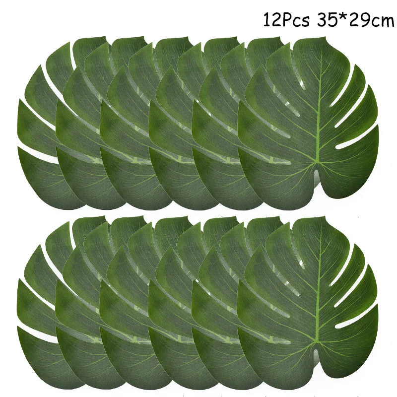 Jungle party green latex balloons