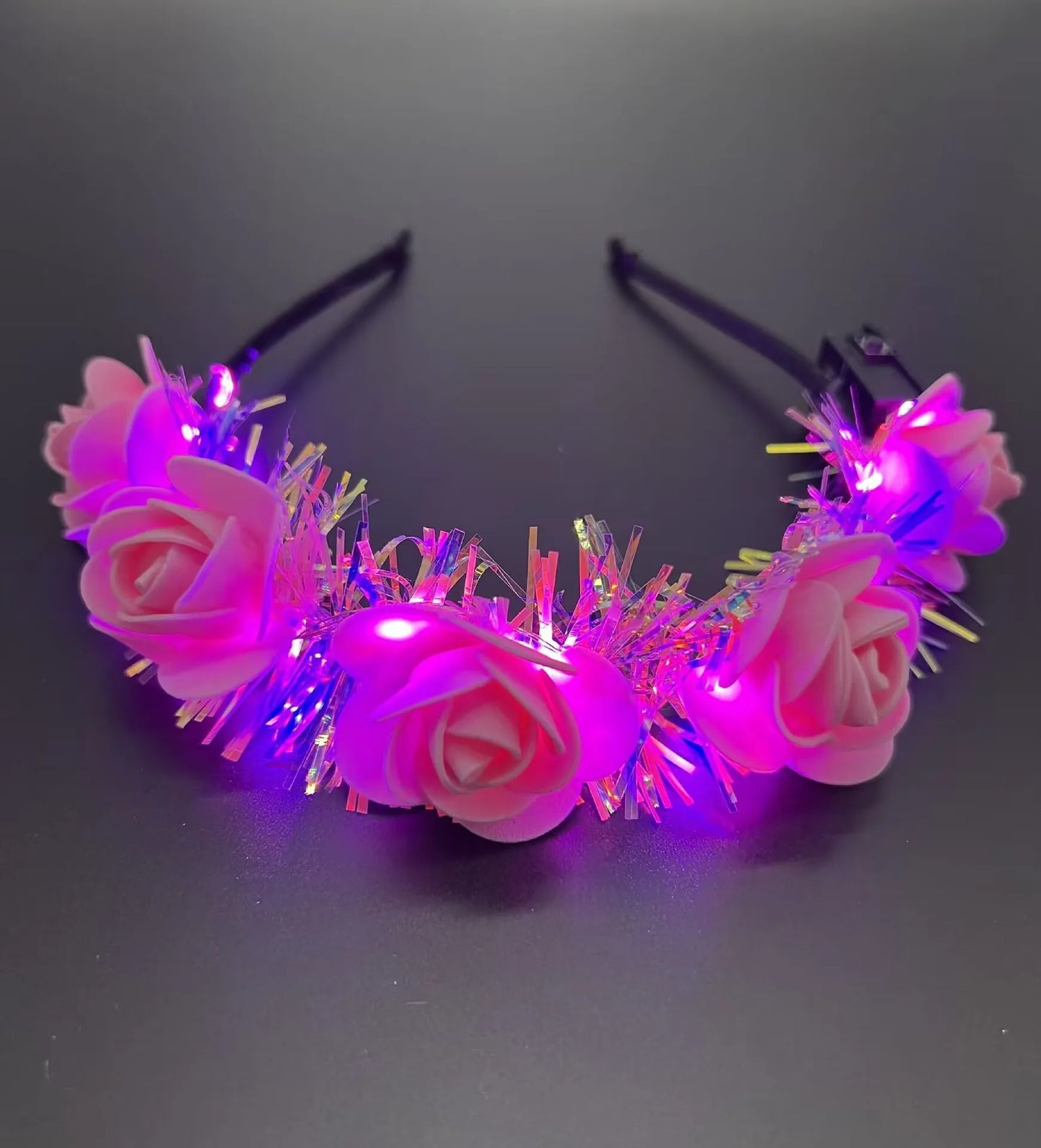 LED Light Flower Headband