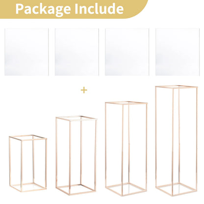 Metal flower stands for party decoration 4PCs/Set