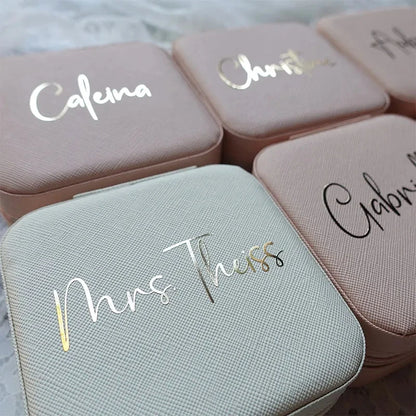 Custom name jewellery box