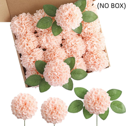Dahlia Daisy flowers with stem 25Pcs for decoration