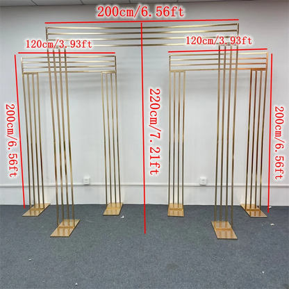 Gold Square arch - stand