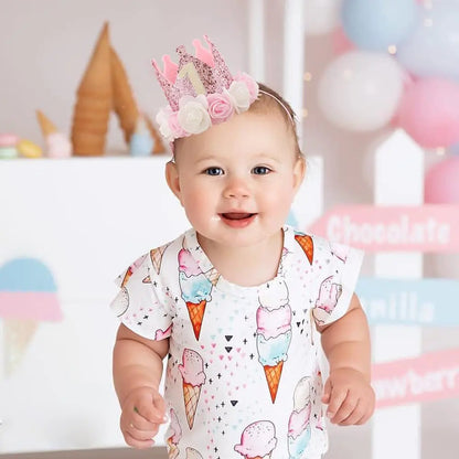 One Year Pink crown hat