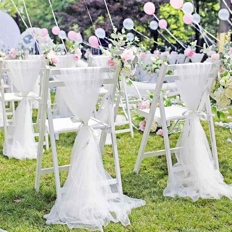 Gauze wedding layou decoration  1PC 500cm*48cm