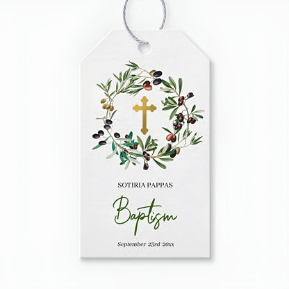 Custom name tag Baptism or Confirmation 50pcs