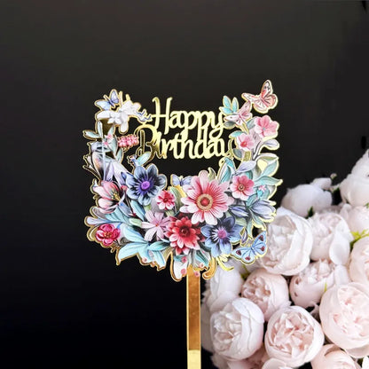 New 3D Color Printing Cake Topper
