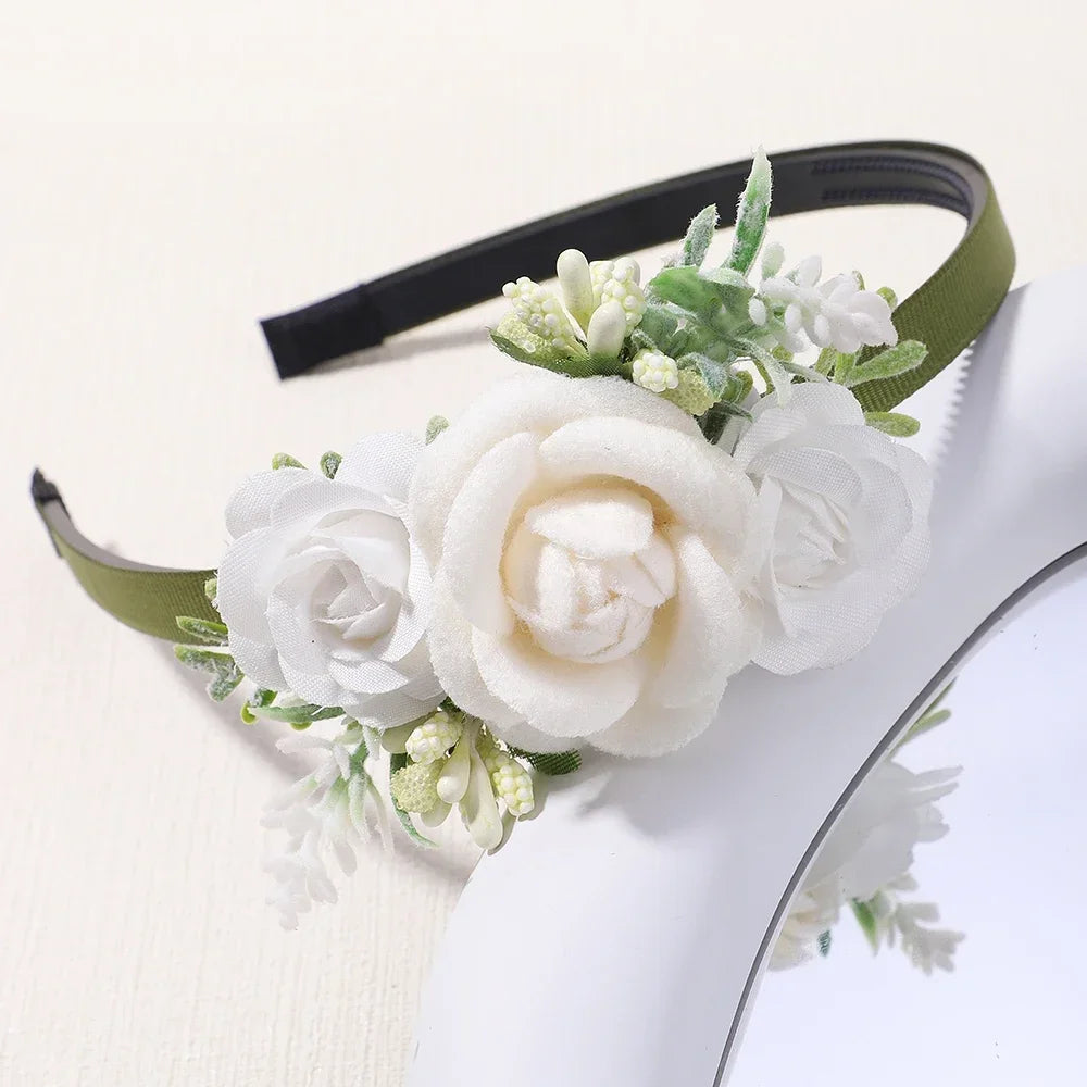 Handmade Flower Hair Hoop