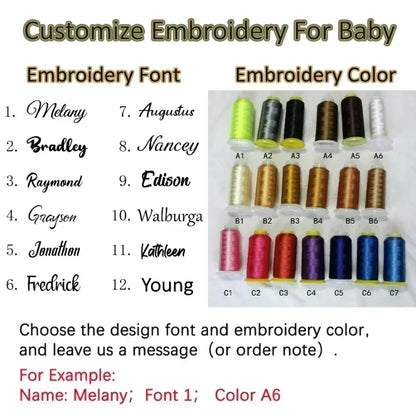 Personalized name baby blanket cotton 100x80cm Skin-custom
