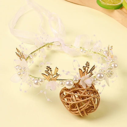 Flower garland headband 1/3Pcs ,