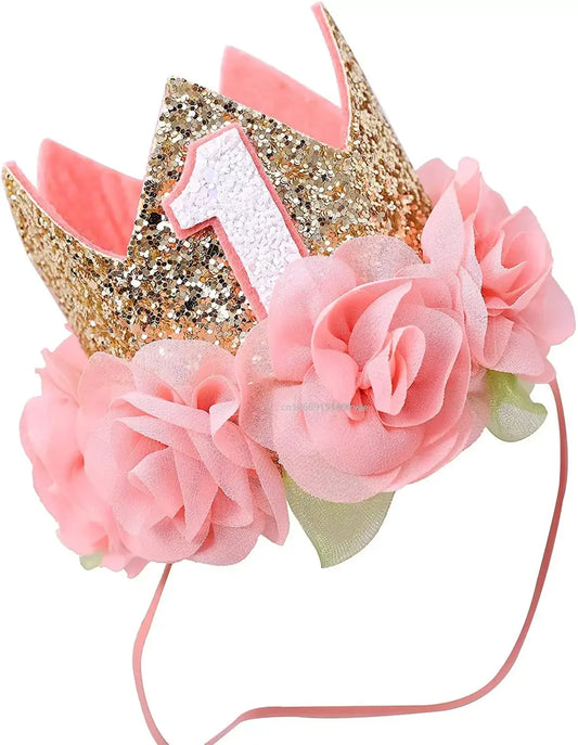 One Year Pink crown hat