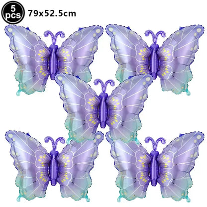 Colorful Butterfly balloons 5pcs