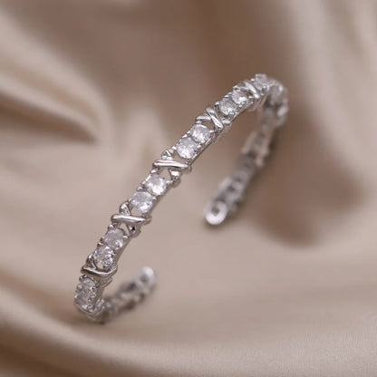 French design zircon bracelet