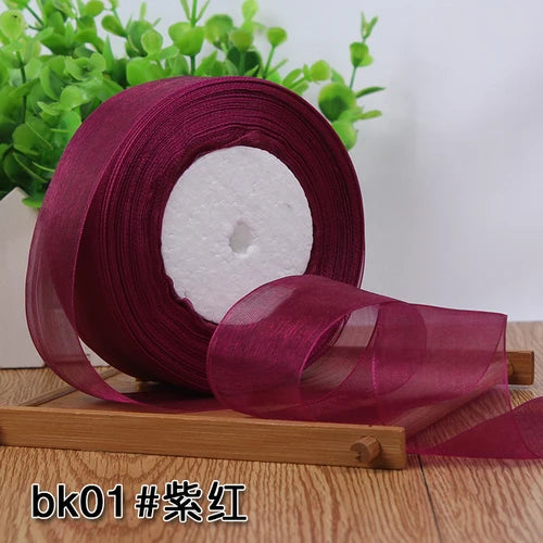 Organza ribbon 50 yards/Roll