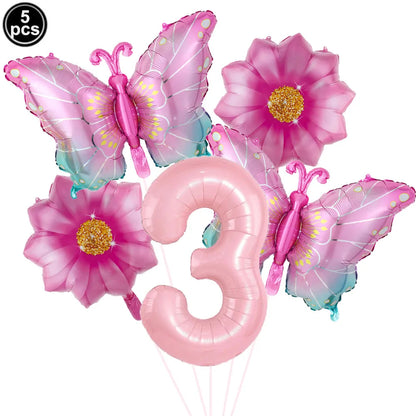 Colorful Butterfly balloons 5pcs