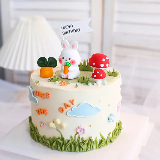 Carrot ornament  Bunny cake