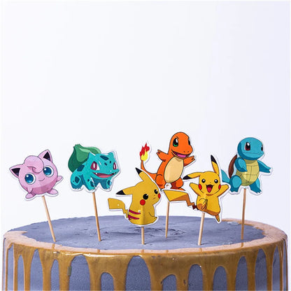 Pokemon & Pikachu  Cake Topper Decoration