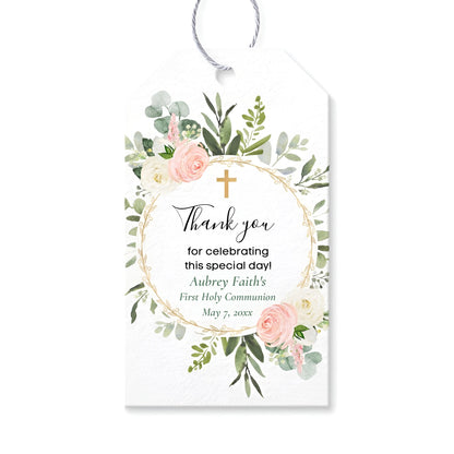 Custom name tag Baptism or Confirmation 50pcs