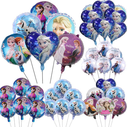 Elsa & Anna and Olaf  18inch / 6pcs