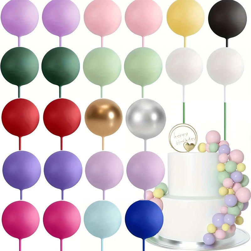 20Pcs Gold & Silver ball decoration