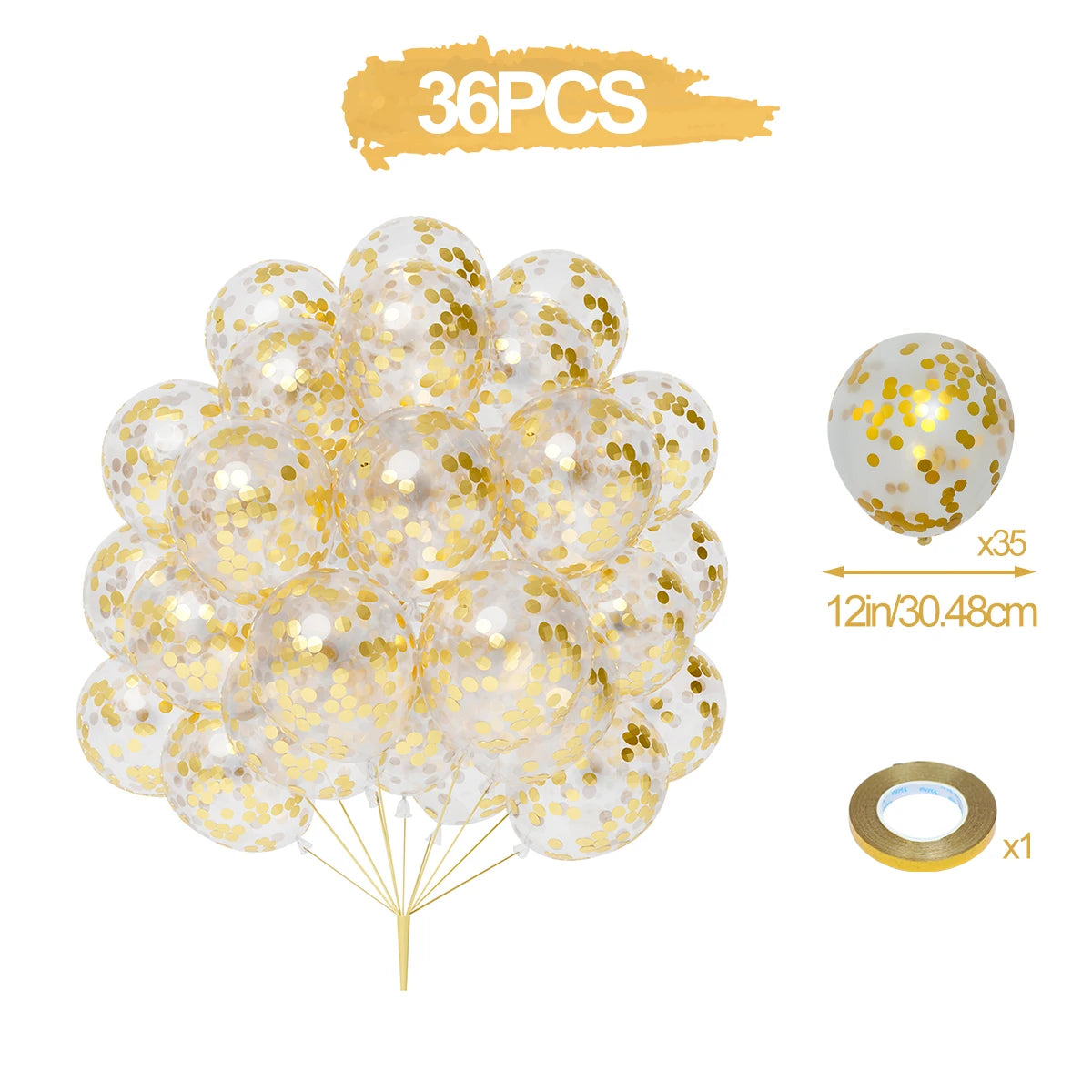 Balloons Pearl Latex 31/36/37/51/101Pcs