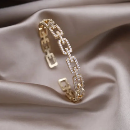 French design zircon bracelet