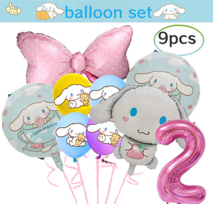 Cinnamon party decorations kit