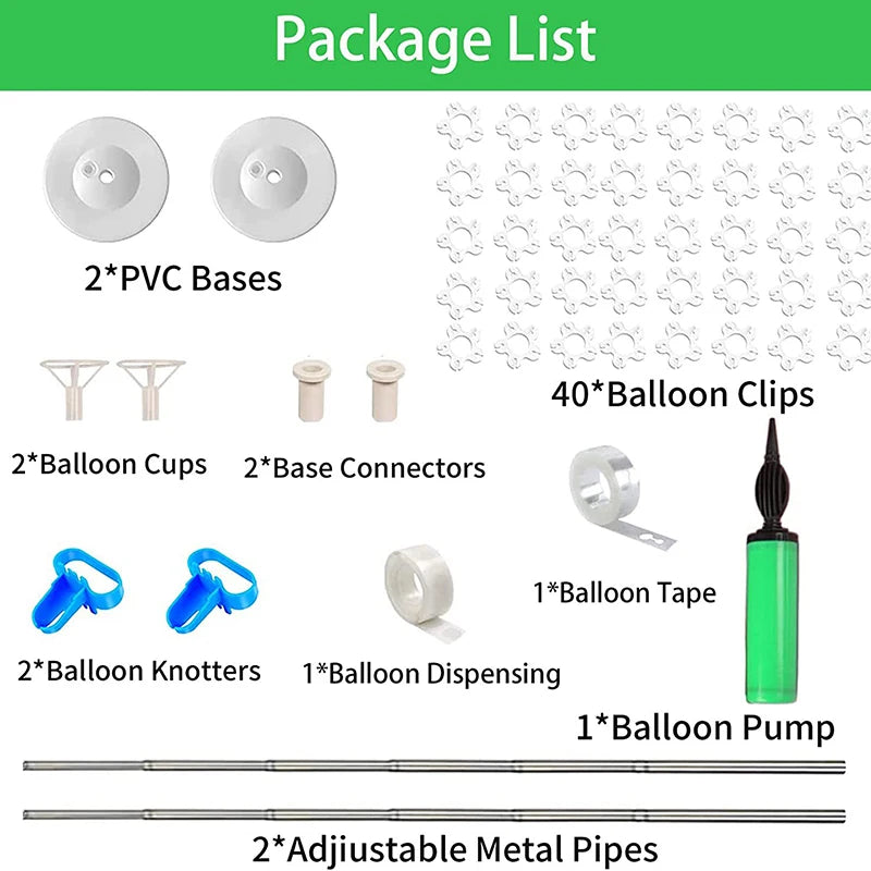 Adjustable Balloon Column Stand Kit