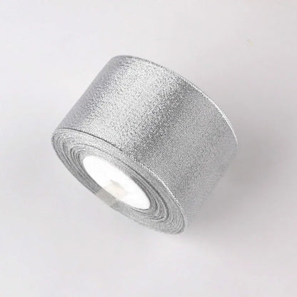 Glitter Satin Ribbon Crafts Organza Ribbons 22meters
