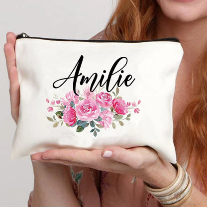 Custom  name cosmetic bag
