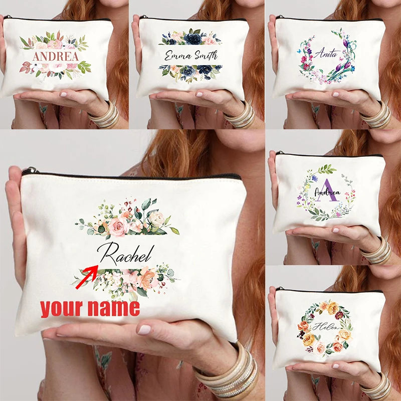 Custom  name cosmetic bag