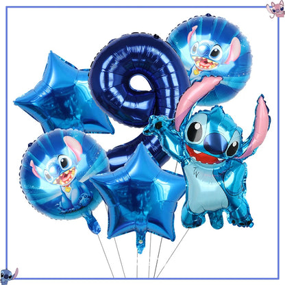 Disney Stitch Birthday Party Decoration Supplies New Lilo Stitch Balloon Baby Shower Aloha Paper Cups Plates Napkins Tablecloth