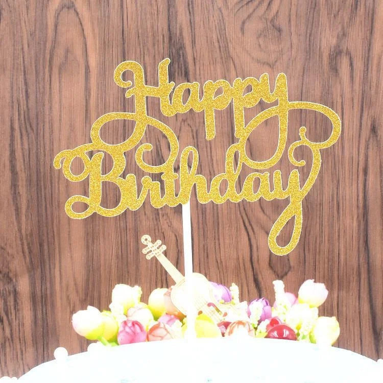 Happy Birthday Cake Topper 10pcs