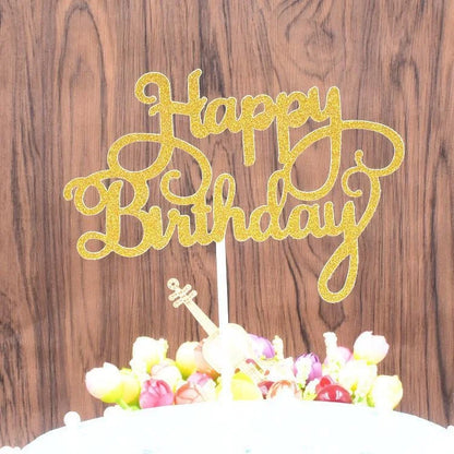 Happy Birthday Cake Topper 10pcs
