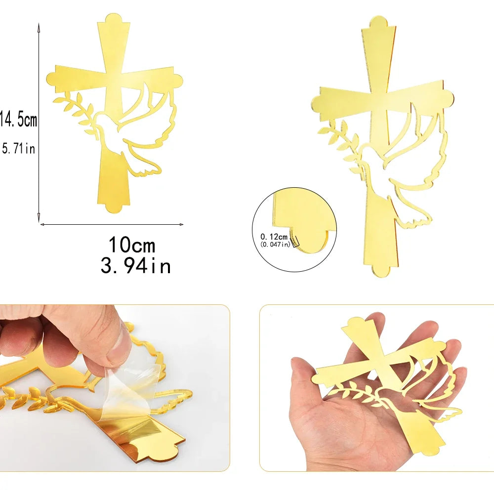 Baptism cake decoration