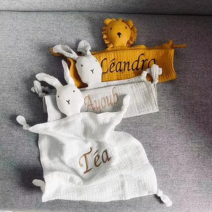 Name personalized sleeping doll kid toy appease