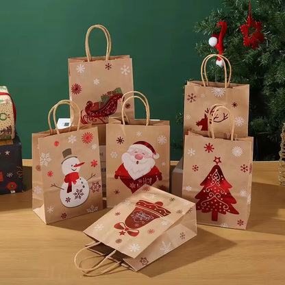 Santa Kraft Gift Packaging Bags