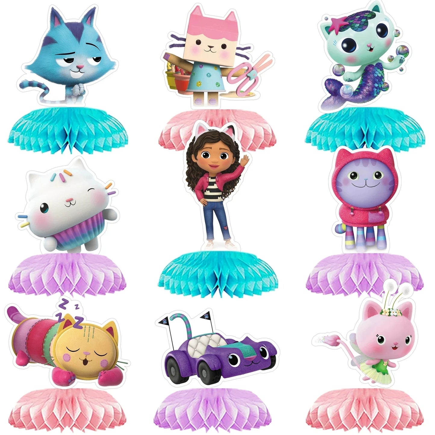 Gabby Dollhouse Party Tableware Set