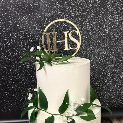 Baptism cross cake Topper decoration