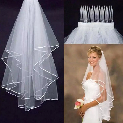 Short Tulle Wedding Veils