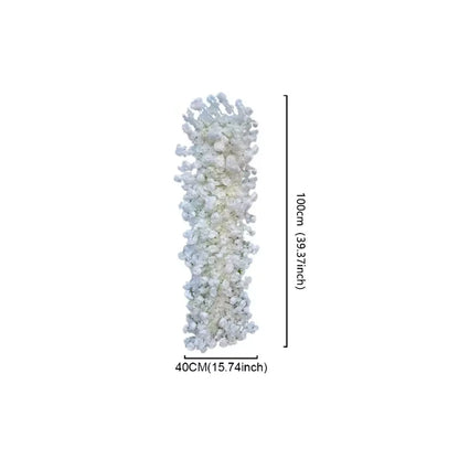 White Cherry blossom row runner flower