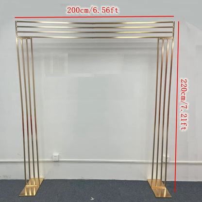 Gold Square arch - stand