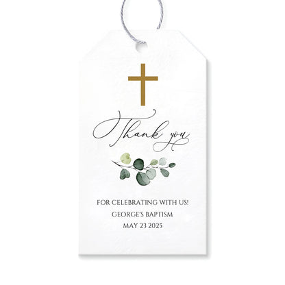 Custom name tag Baptism or Confirmation 50pcs