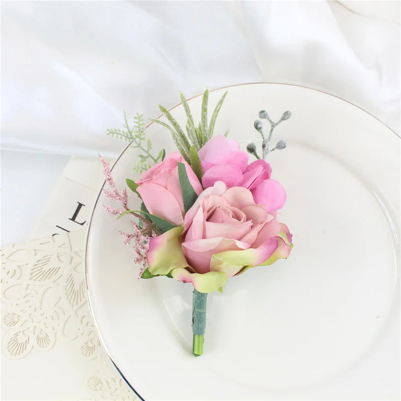 Boutonnieres flowers groomsmen