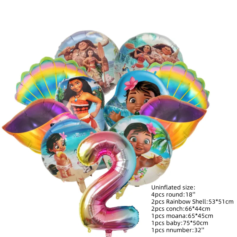 Moana Balloons Set