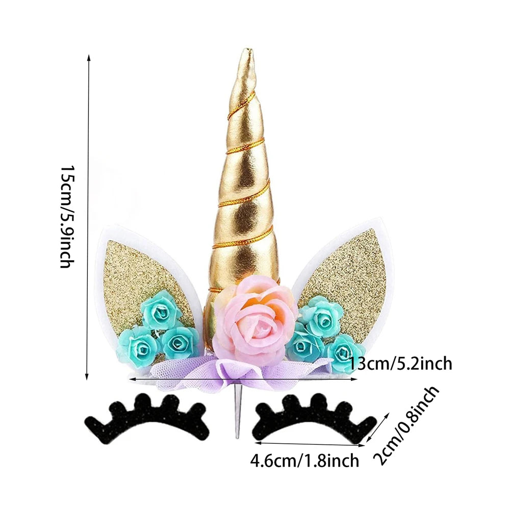 Unicorn cake topper