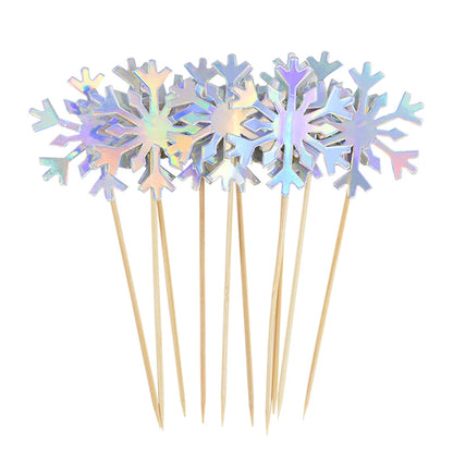 Ice Snowflake cake Topper