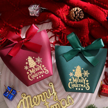 10pcs Hot Stamping Christmas Gift Boxes