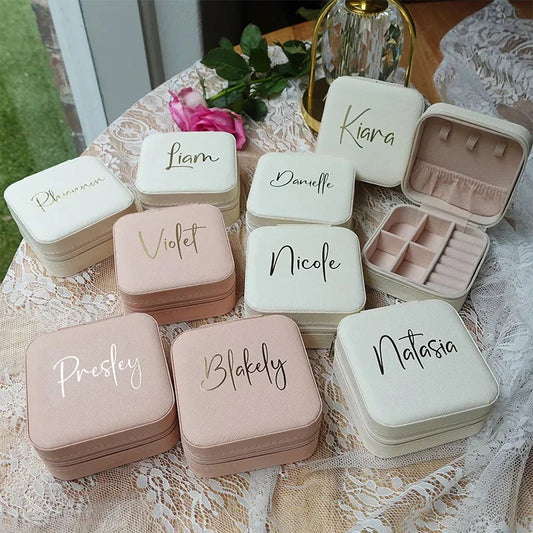 Custom name jewellery box